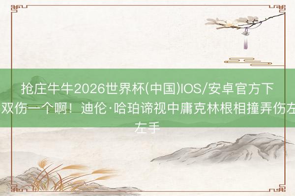 抢庄牛牛2026世界杯(中国)IOS/安卓官方下载 双伤一个啊！迪伦·哈珀谛视中庸克林根相撞弄伤左手