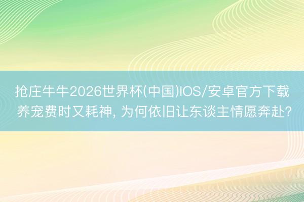 抢庄牛牛2026世界杯(中国)IOS/安卓官方下载 养宠费时又耗神， 为何依旧让东谈主情愿奔赴?